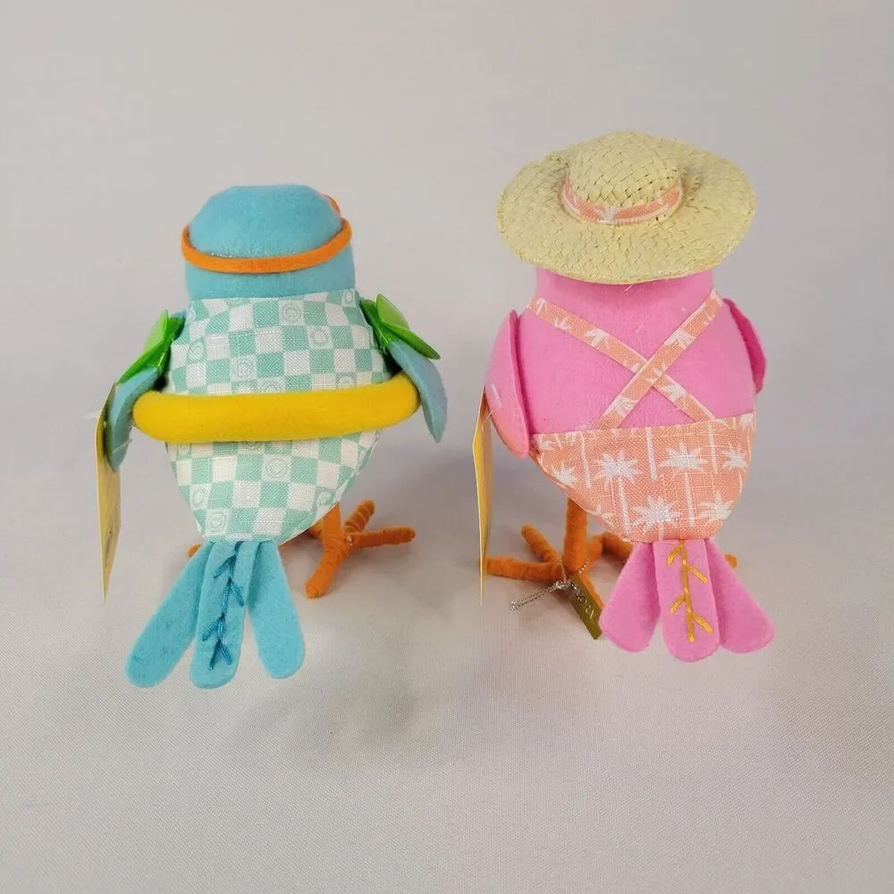 2024 Target Sun Squad Featherly Friends Fabric Birds Coral Junior Summer Spritz